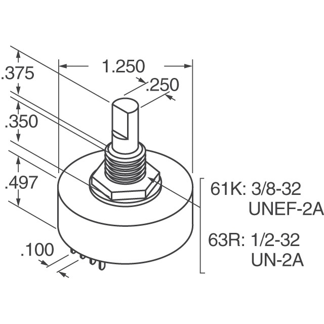 61R64 Grayhill Inc.  Encoders